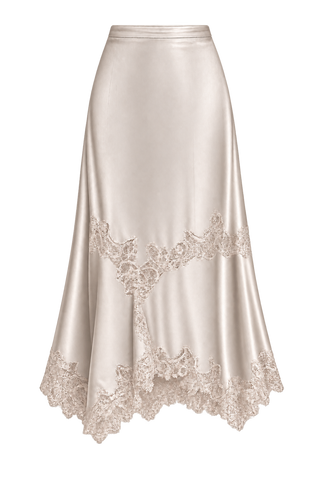 FALDA AMARANTE PLATA